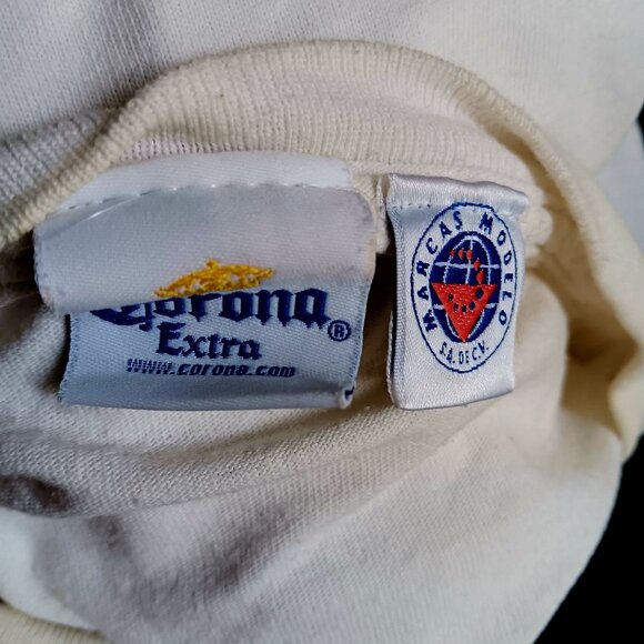 Men's T-Shirt Large Corona Extra "Relax Responsibly" Football Beer Paint Splat - Picture 6 of 6